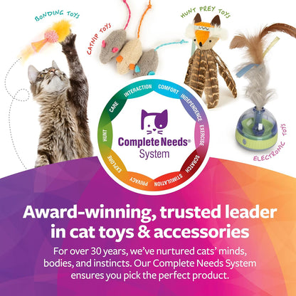 Skitter Critters Cat Toy Catnip Mice, 3/Pkg, Gray, Beige (39384)